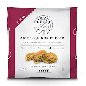 Strong Roots Kale & Quinoa burgers