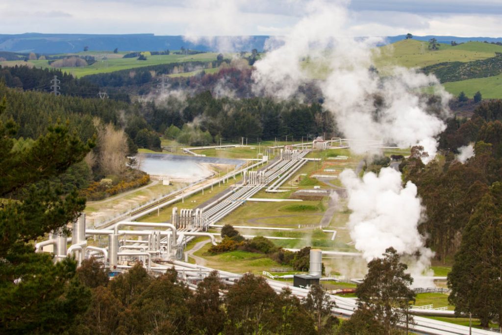 Geothermal energy plant