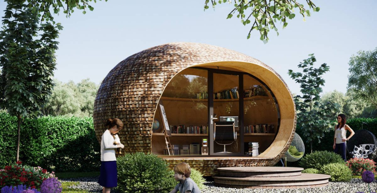 A PassivePod garden office