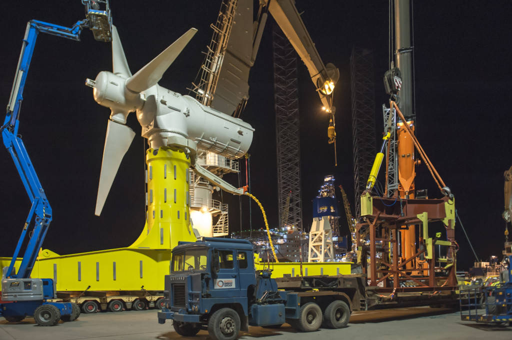 Simec MeyGen tidal turbine