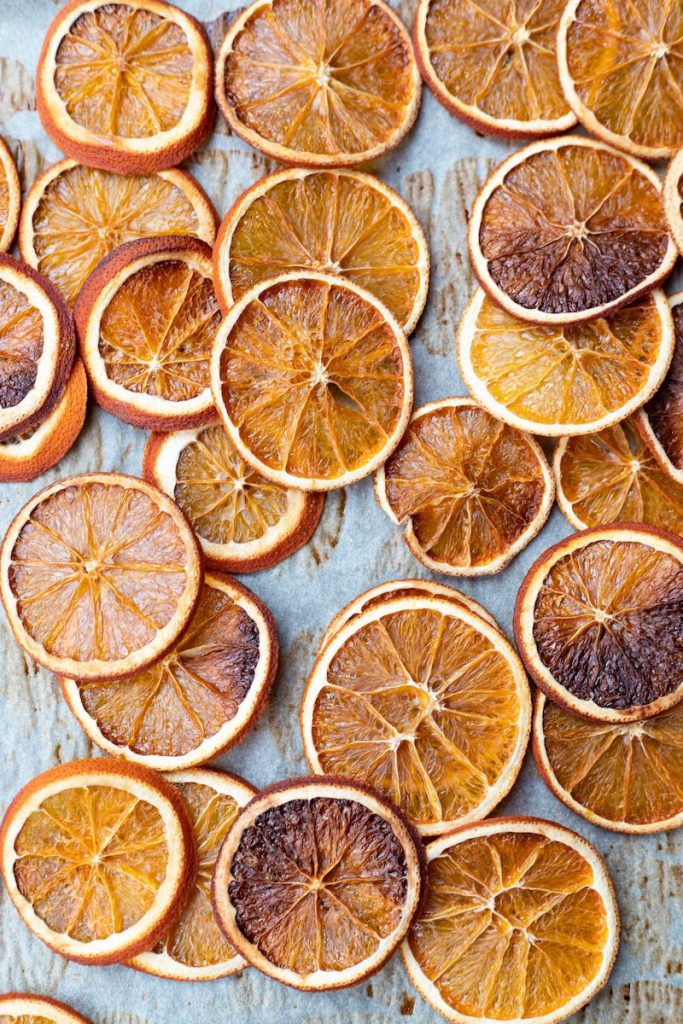 Dried oranges