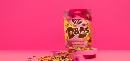 Bag of chocolate buttons