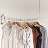Clothing on a rail