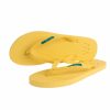 Yellow flip flops