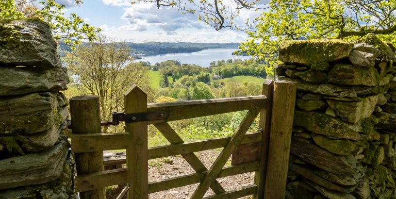 Gate in the countryside